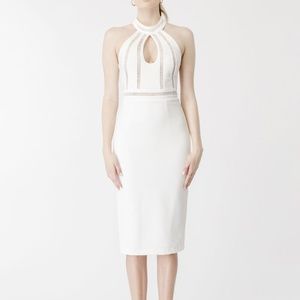 BARDOT - Mirela Midi Dress In Orchid White - LARGE